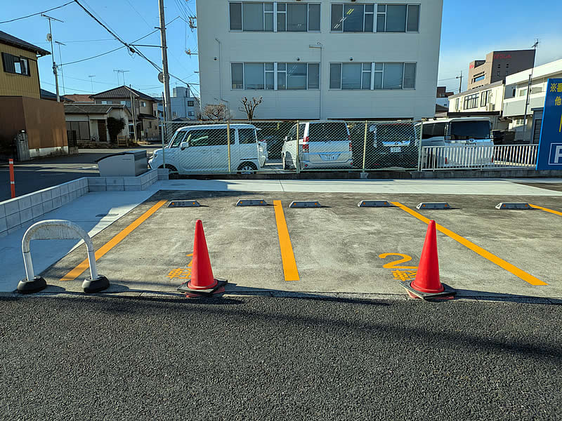 駐車場ライン引き