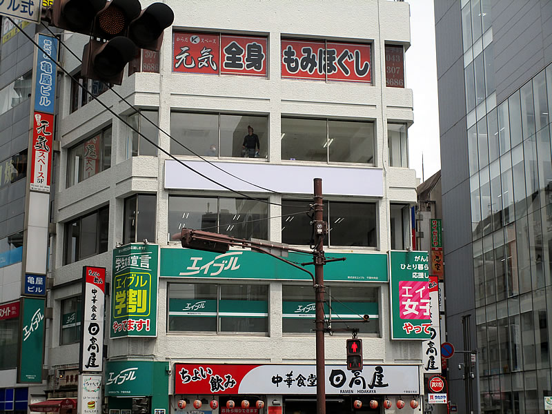 内照式看板FFシート貼替