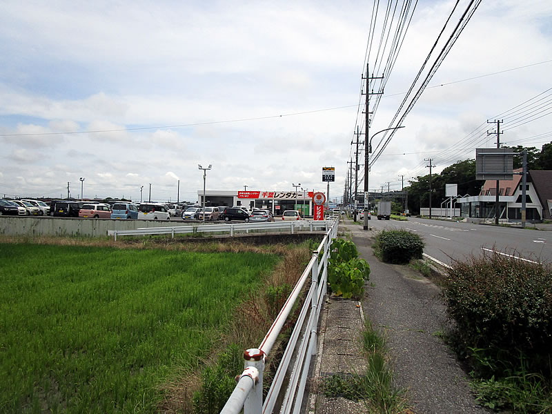 野立て看板用地情報　茂原市渋谷R128号バイパス沿い